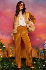 Heart of Gold Daisy Broderie Trousers