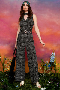 Linda Paloma Kaleidoscope Embroidered Jumpsuit